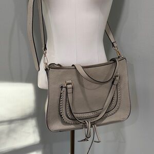 Sole Society Elegant Gray Shoulder Bag